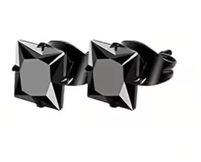 Mary Kay Ctg - Aretes diamante cuadrado negro