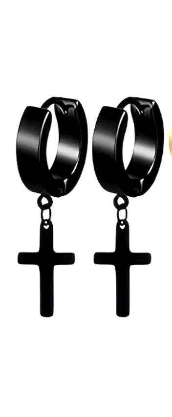 Mary Kay Ctg - Aretes cruz negros