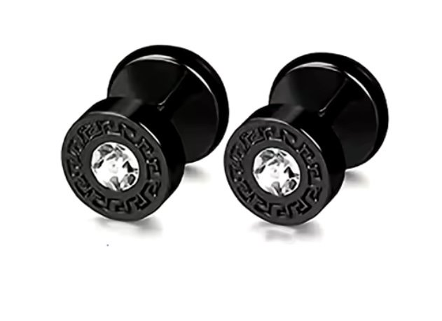 Mary Kay Ctg - Aretes circular diamante negros